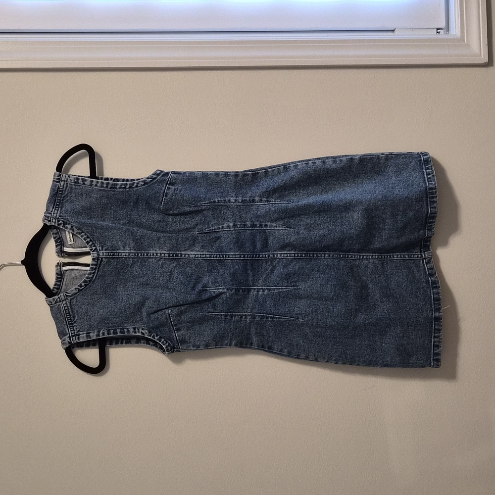 Abercrombie & Fitch Denim Mini Dress - Blue